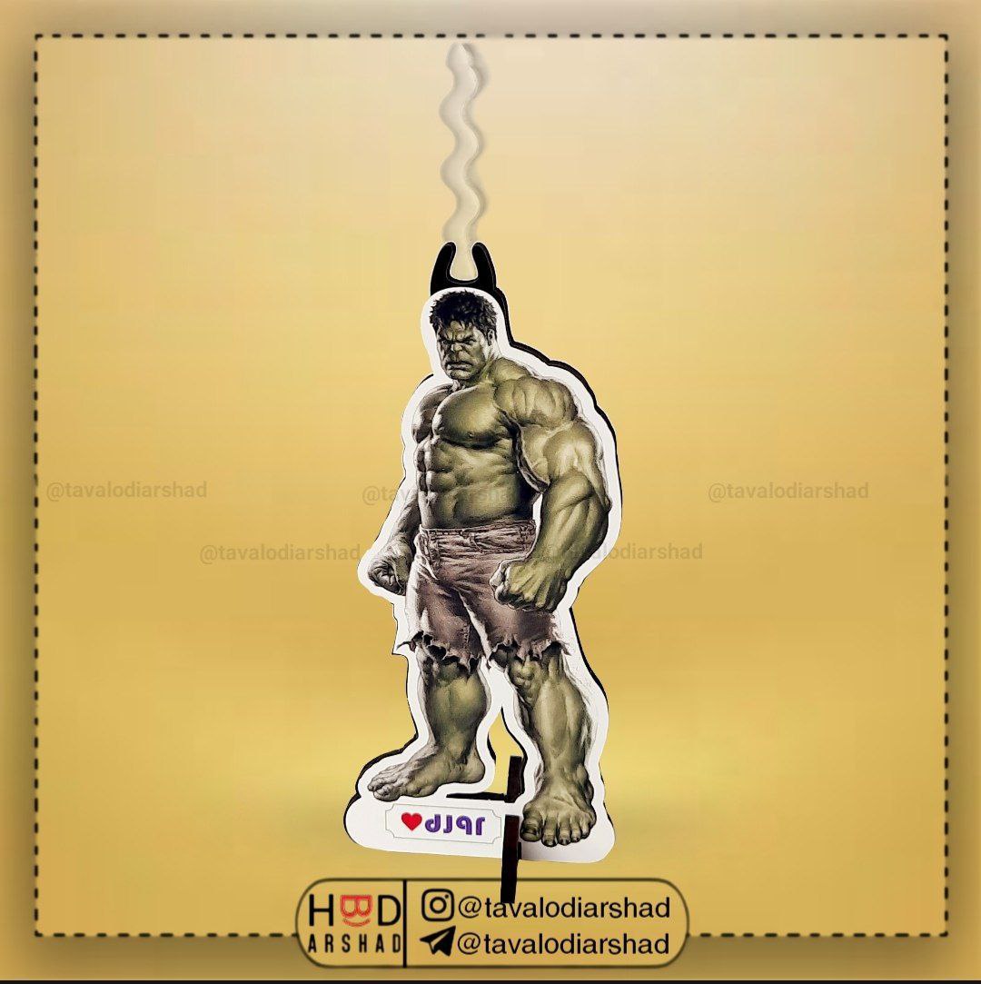 شمع استند عروسکی هالک